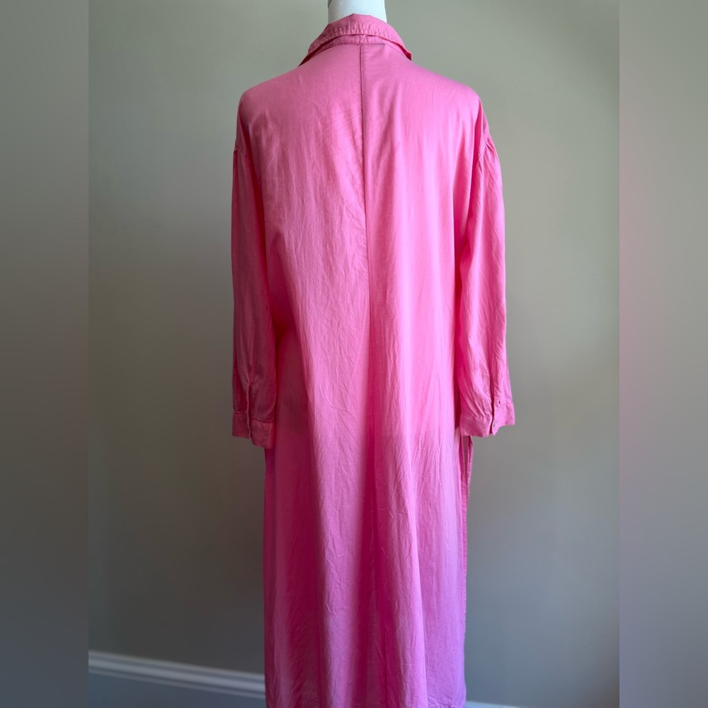 Zara Basic Women's Medium Collared Button-Down Lo… - image 2